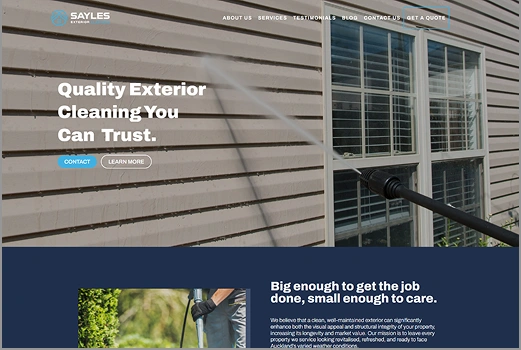 Sayles Exterior Cleaning Services